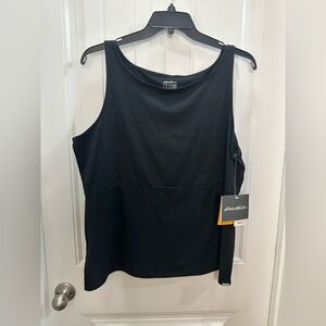 NWT Eddie Bauer Women's Classic Black Tank Top 2xL